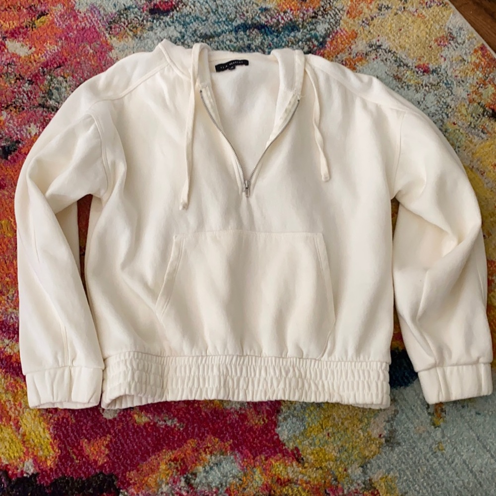 Pacsun cropped half zip hoodie